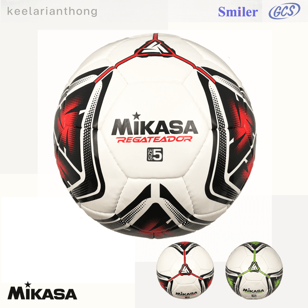 MIKASA REGATEADOR ฟุตบอลหนังเย็บ PVC size 5