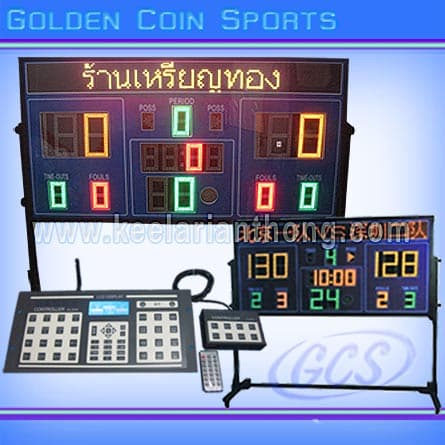สกอร์บอร์ด LED ดิจิตอล แบบไร้สาย w/wifi